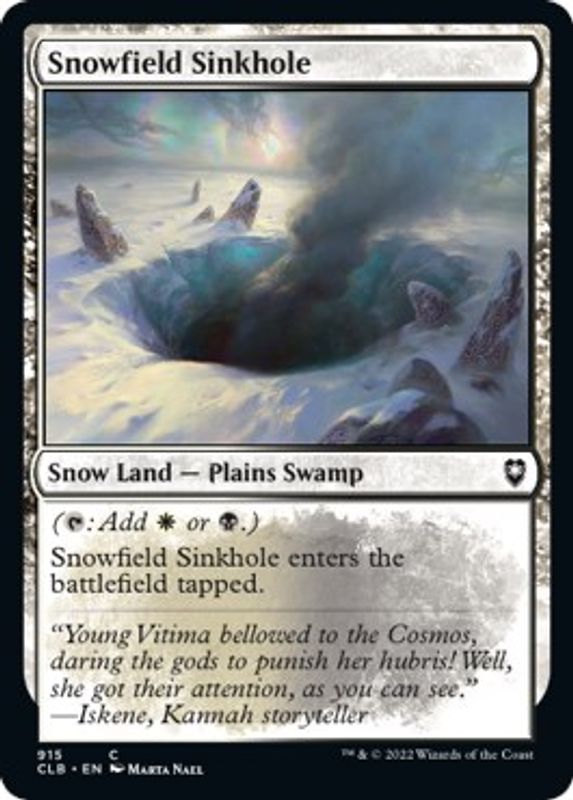 Snowfield Sinkhole - 915 - Common