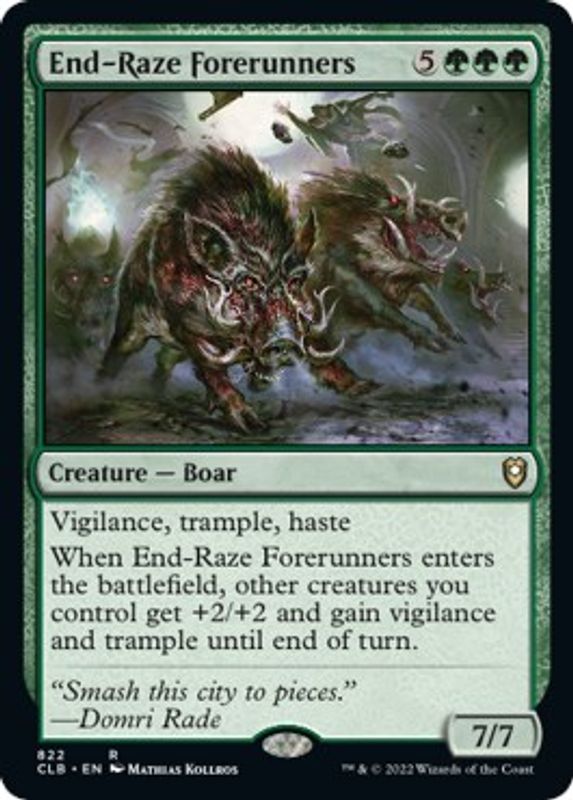 End-Raze Forerunners - 822 - Rare