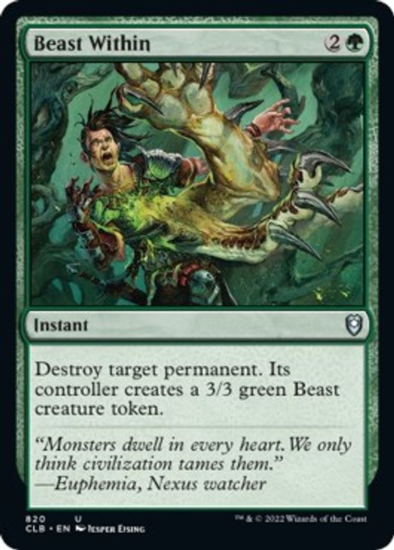 Beast Within - 820 - Uncommon