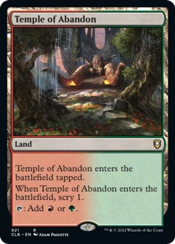 Temple of Abandon - 921 - Rare