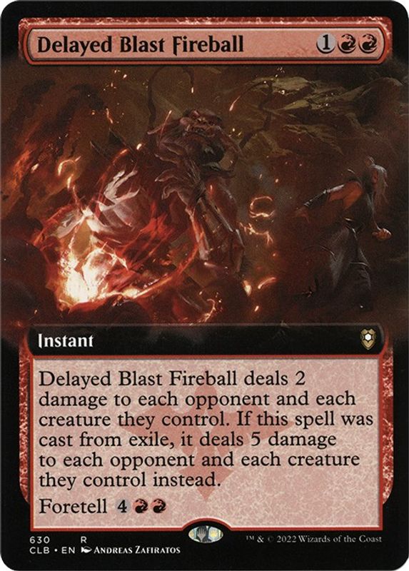 Delayed Blast Fireball (Extended Art) - 630 - Rare