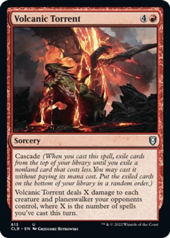 Volcanic Torrent - 813 - Uncommon