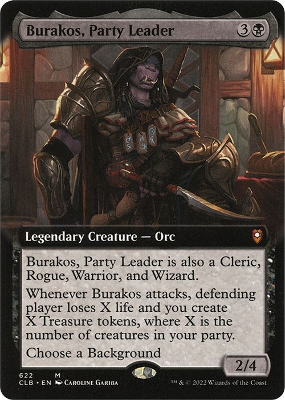 Burakos, Party Leader (Extended Art) - 622 - Mythic