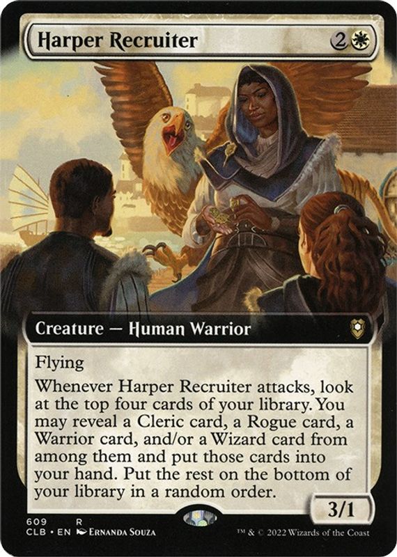 Harper Recruiter (Extended Art) - 609 - Rare