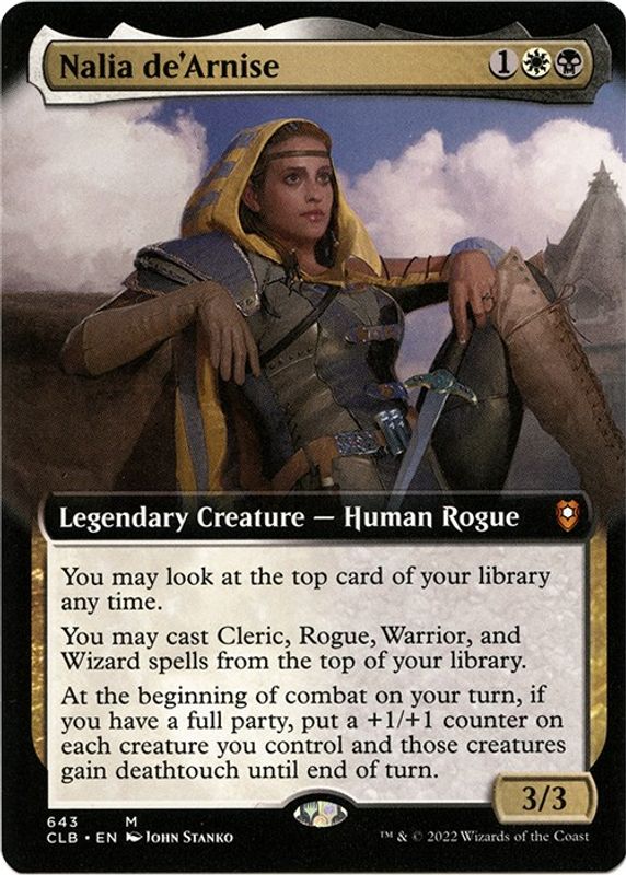 Nalia de'Arnise (Extended Art) - 643 - Mythic