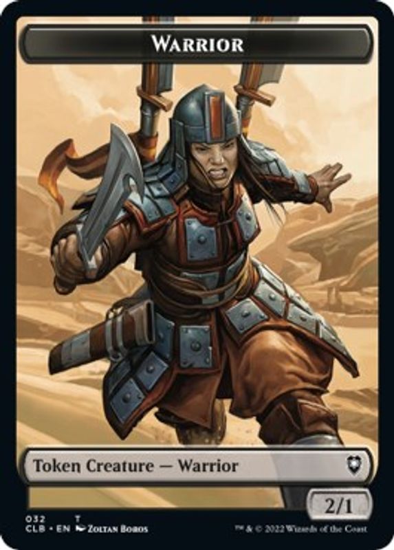 Warrior // Inkling Double-sided Token - Token