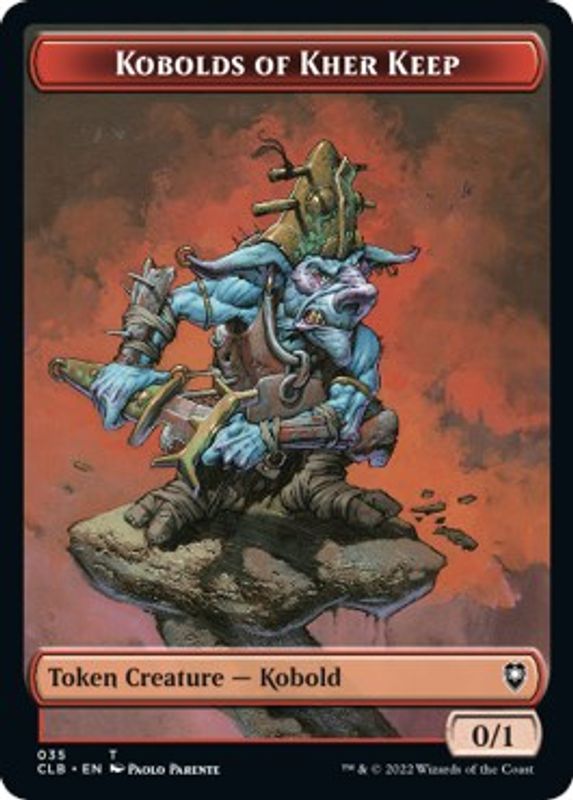 Kobolds of Kher Keep // Treasure Double-sided Token - Token