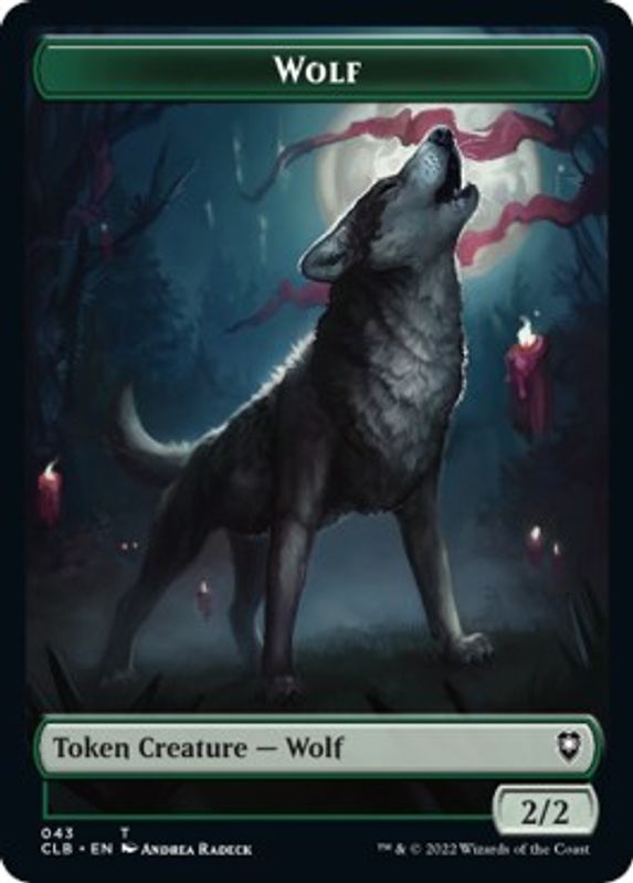 Wolf // Insect Double-sided Token - Token