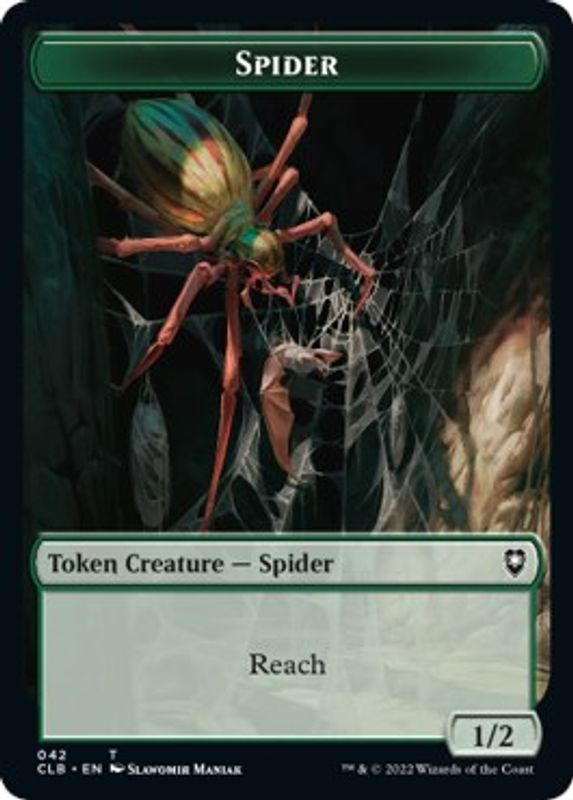 Spider // Insect Double-sided Token - Token