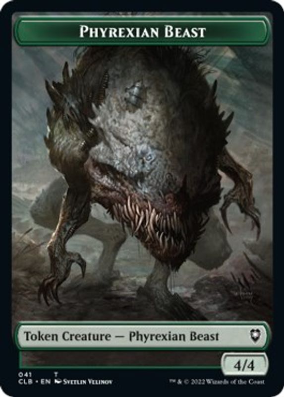 Phyrexian Beast // Wurm Double-sided Token - Token