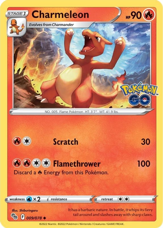 Charmeleon - 009/078 - Uncommon