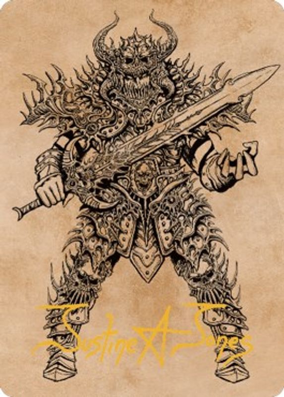 Sarevok, Deathbringer Art Card (Gold-Stamped Signature) - 50 - Special