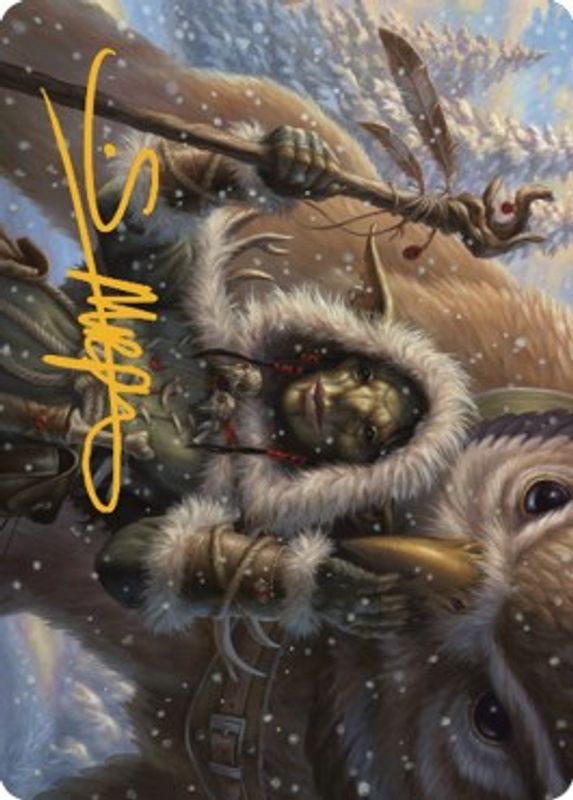 Owlbear Shepherd Art Card (Gold-Stamped Signature) - 35 - Special