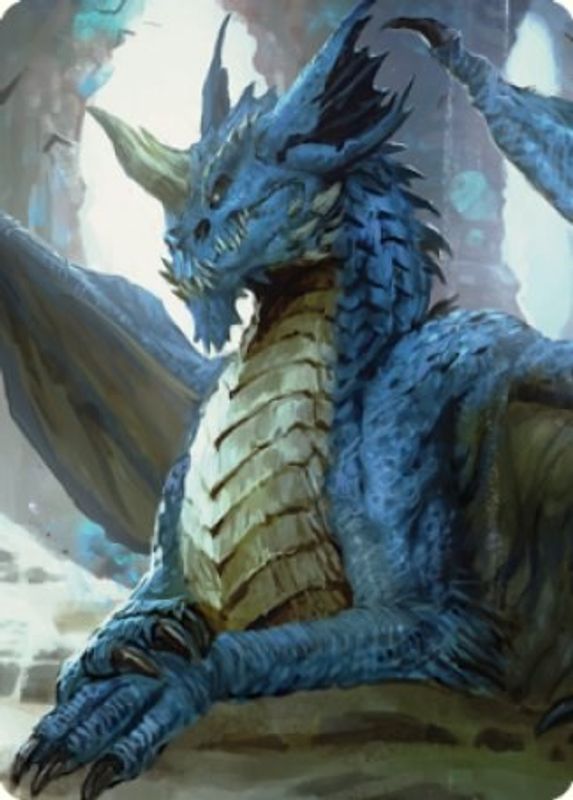 Young Blue Dragon Art Card - 27 - Special