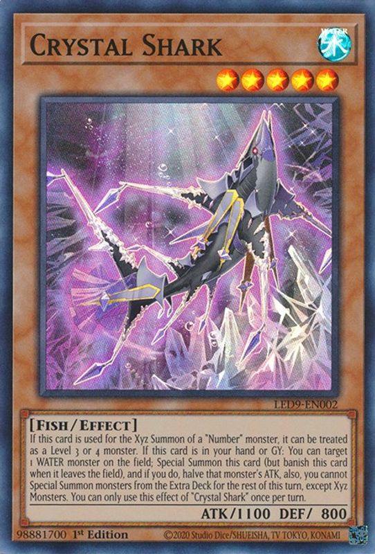 Crystal Shark - LED9-EN002 - Super Rare