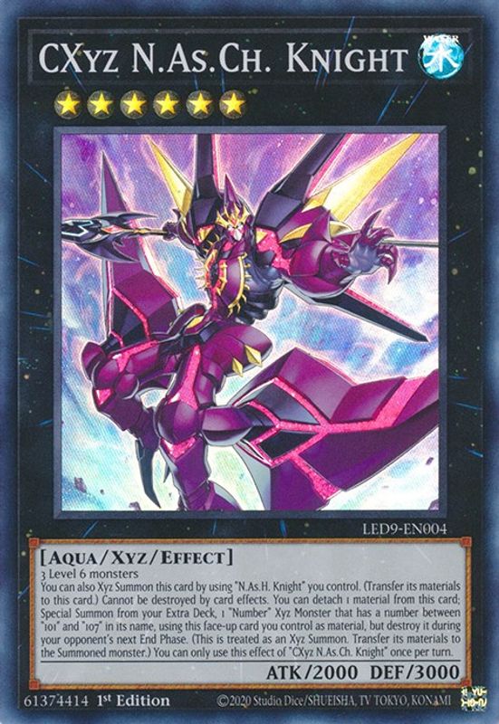 CXyz N.As.Ch. Knight - LED9-EN004 - Super Rare