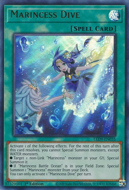 Marincess Dive - LED9-EN035 - Ultra Rare