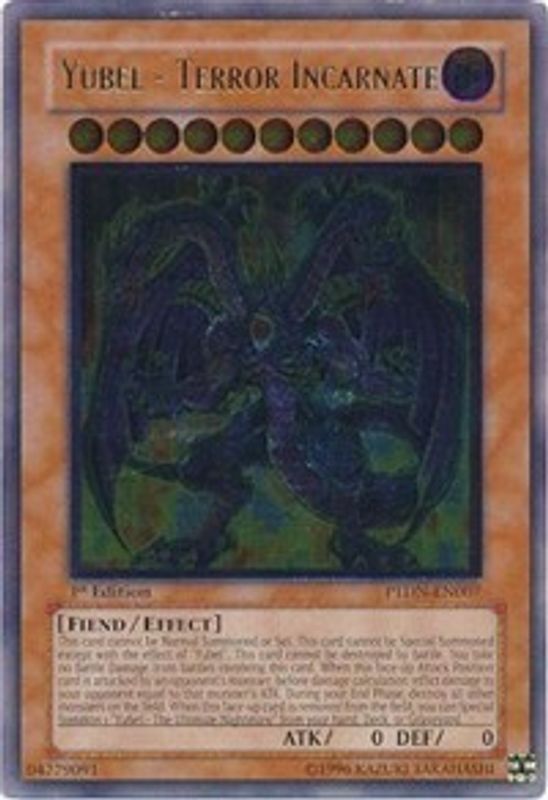 Yubel - Terror Incarnate (UTR) - PTDN-EN007 - Ultimate Rare