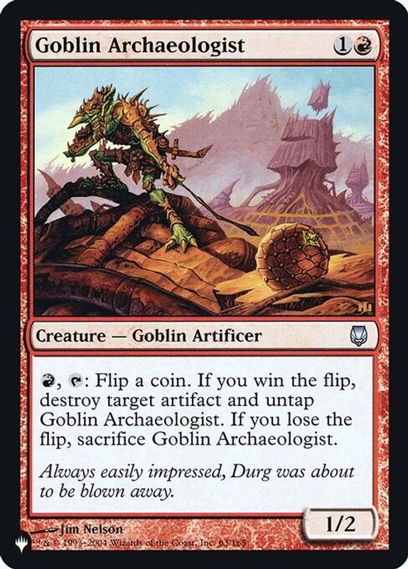 Goblin Archaeologist - Uncommon