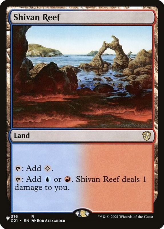 Shivan Reef - 316 - Rare