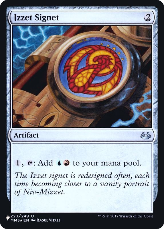 Izzet Signet - 223 - Uncommon