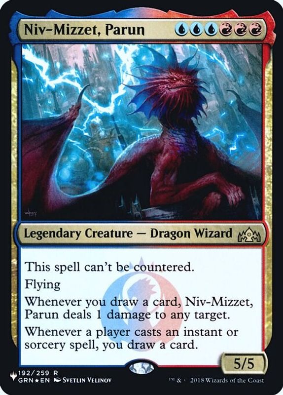 Niv-Mizzet, Parun - 192 - Rare