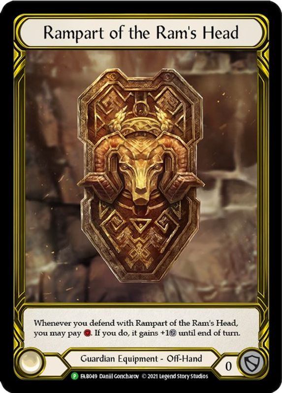 Rampart of the Ram's Head (Golden) - FAB049 - Promo