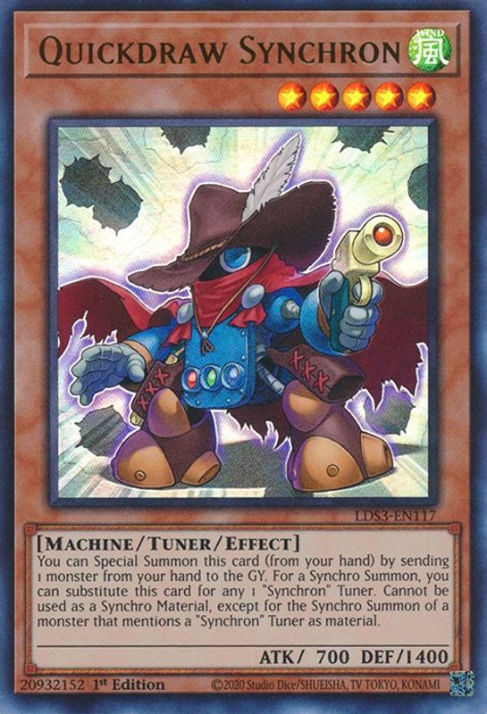 Quickdraw Synchron - LDS3-EN117 - Ultra Rare