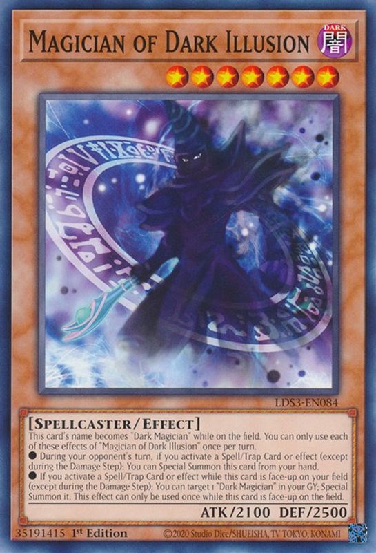 Magician of Dark Illusion - LDS3-EN084 - Common