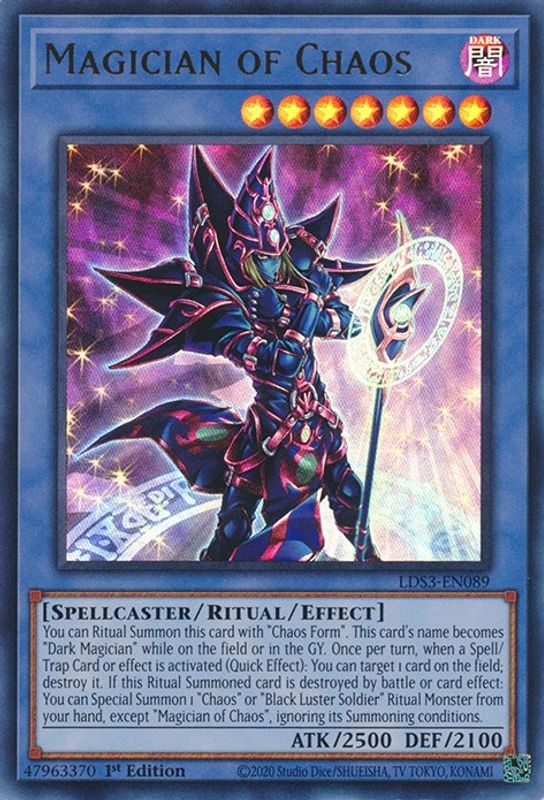 Magician of Chaos - LDS3-EN089 - Ultra Rare