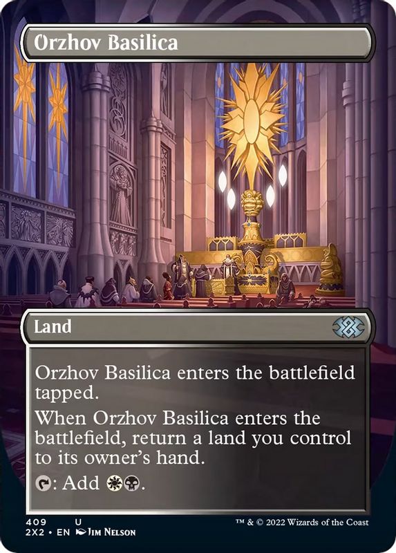 Orzhov Basilica (Borderless) - 409 - Uncommon