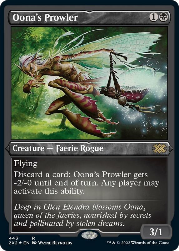 Oona's Prowler (Foil Etched) - 443 - Rare