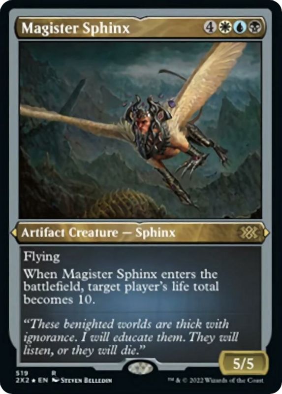 Magister Sphinx (Foil Etched) - 519 - Rare