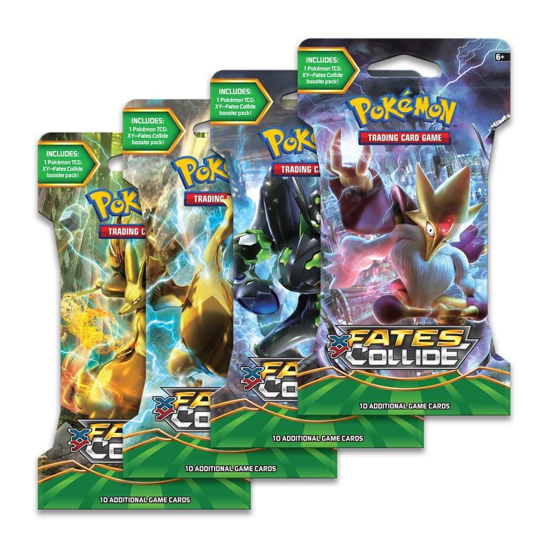 Fates Collide Sleeved Booster Pack Art Bundle [Set of 4]