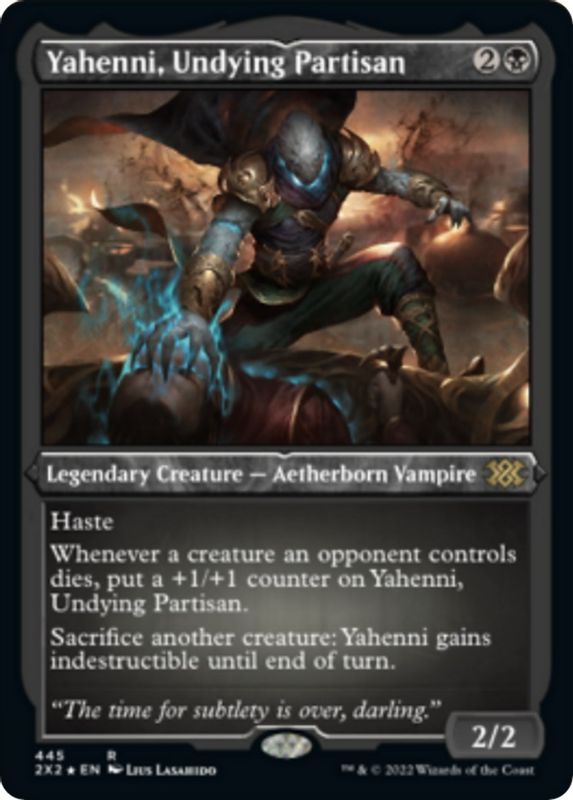 Yahenni, Undying Partisan (Foil Etched) - 445 - Rare