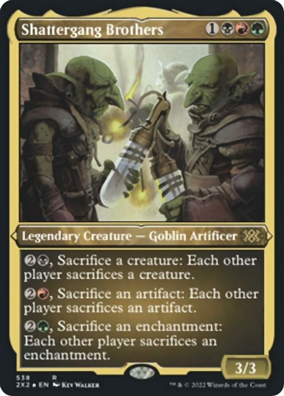 Shattergang Brothers (Foil Etched) - 538 - Rare