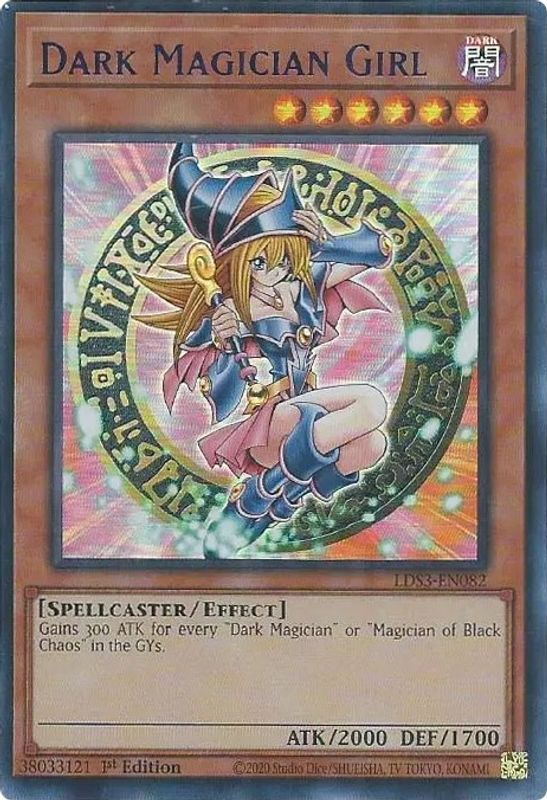 Dark Magician Girl (Blue) - LDS3-EN082 - Ultra Rare