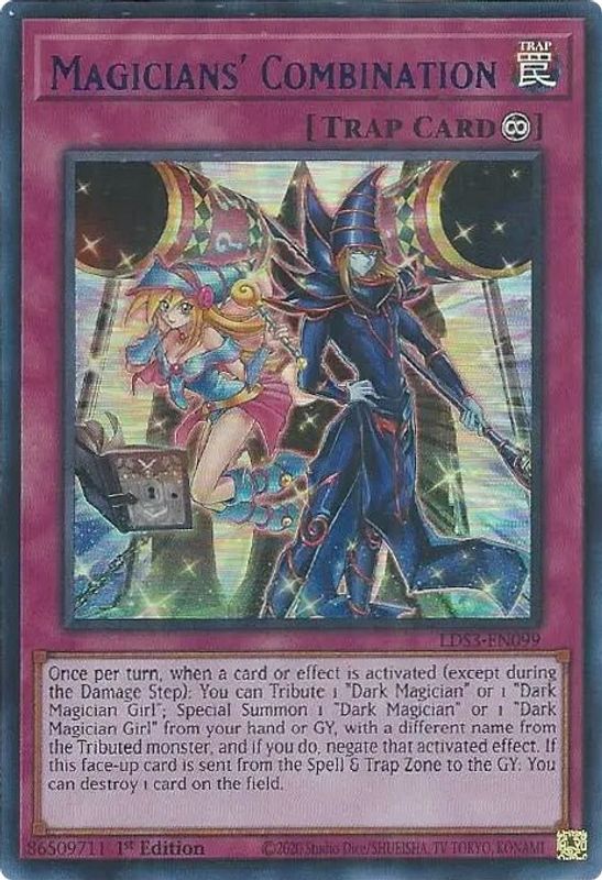 Magicians' Combination (Blue) - LDS3-EN099 - Ultra Rare