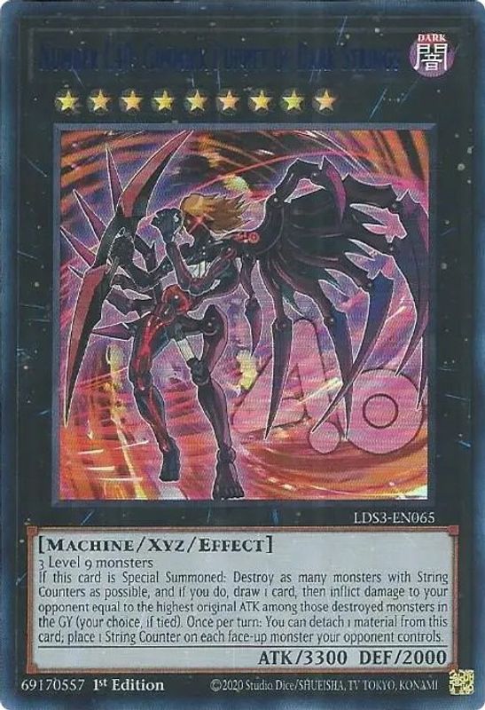 Number C40: Gimmick Puppet of Dark Strings (Blue) - LDS3-EN065 - Ultra Rare