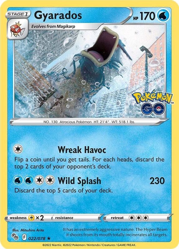 Gyarados - 022/078 - Holo Rare