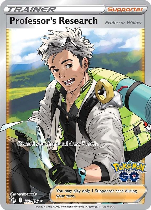 Professor's Research (Full Art) - 078/078 - Ultra Rare