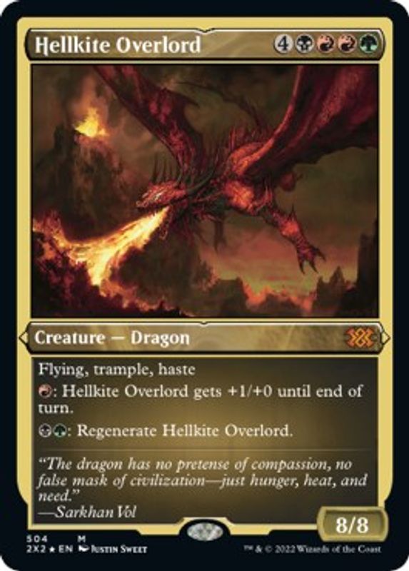 Hellkite Overlord (Foil Etched) - 504 - Mythic