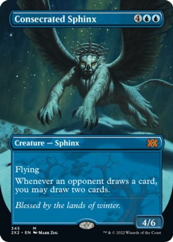 Consecrated Sphinx (Borderless) - 345 - Mythic