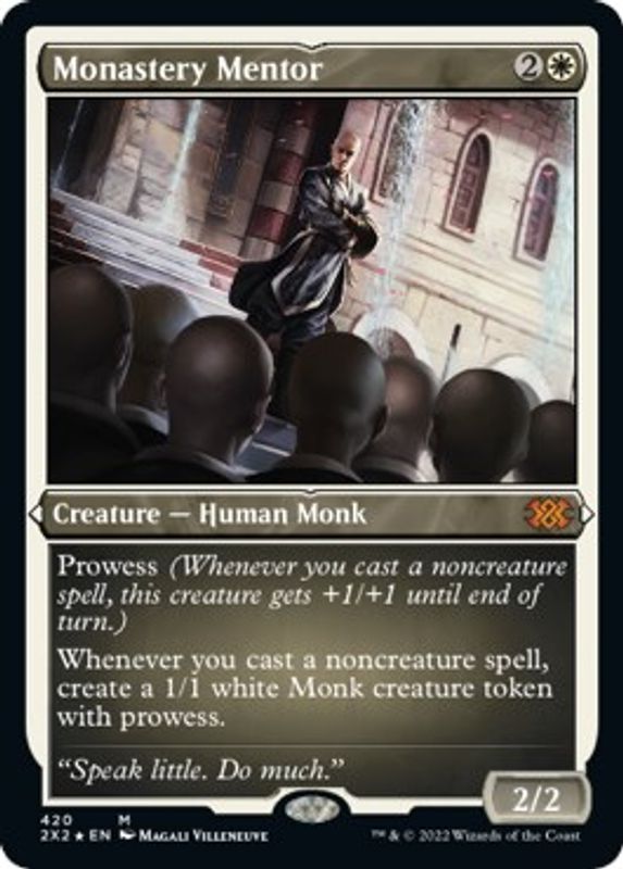 Monastery Mentor (Foil Etched) - 420 - Mythic