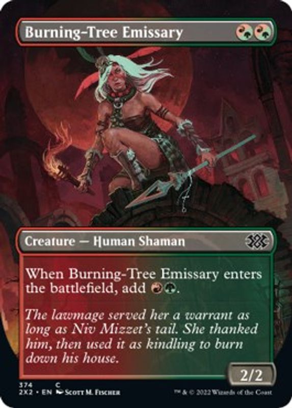 Burning-Tree Emissary (Borderless) - 374 - Common