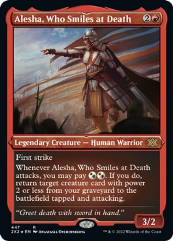 Alesha, Who Smiles at Death (Foil Etched) - 447 - Rare