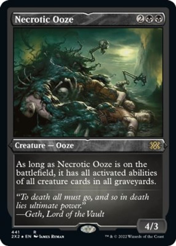 Necrotic Ooze (Foil Etched) - 441 - Rare