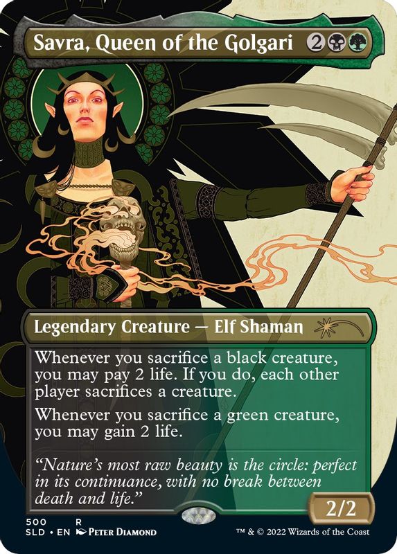 Savra, Queen of the Golgari - 500 - Rare