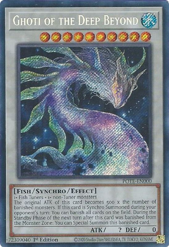 Ghoti of the Deep Beyond - POTE-EN000 - Secret Rare