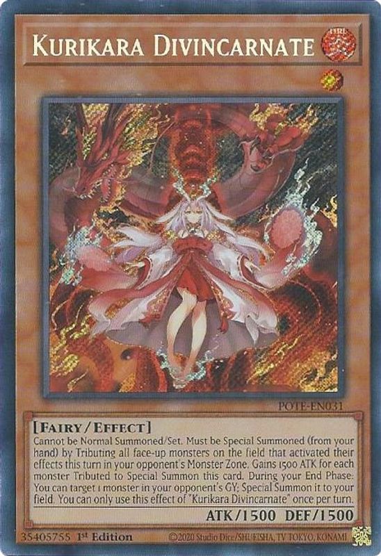 Kurikara Divincarnate - POTE-EN031 - Secret Rare